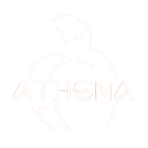 Logo blanc athena digital